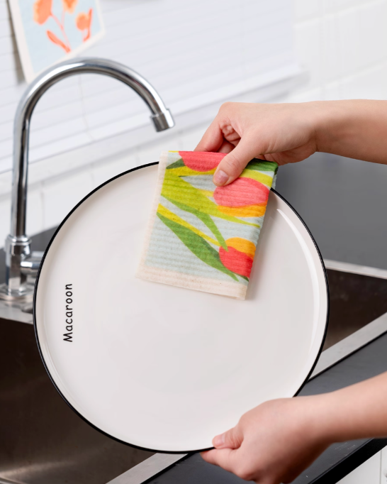 Only Cook Wood Pulp Cotton Dish Cloth