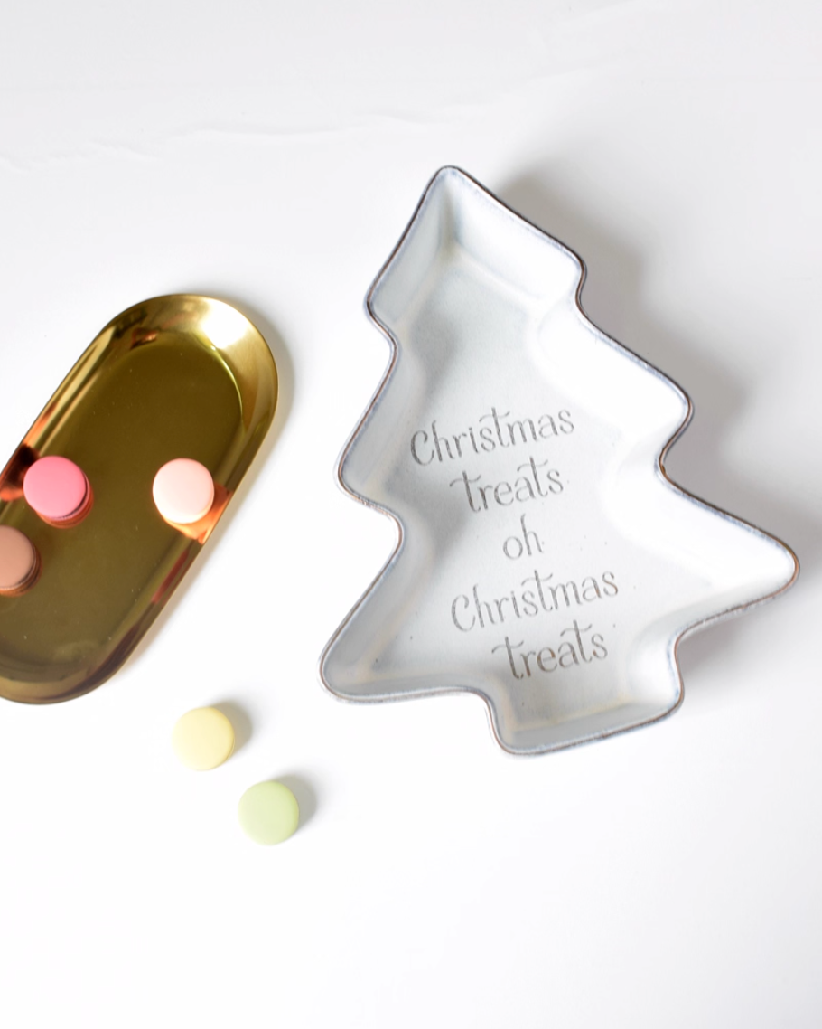 Christmas Tree Ceramic Tray