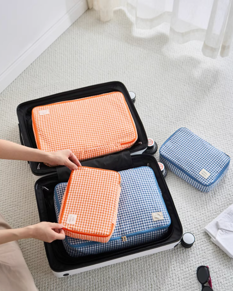 Checkered Travel Bag