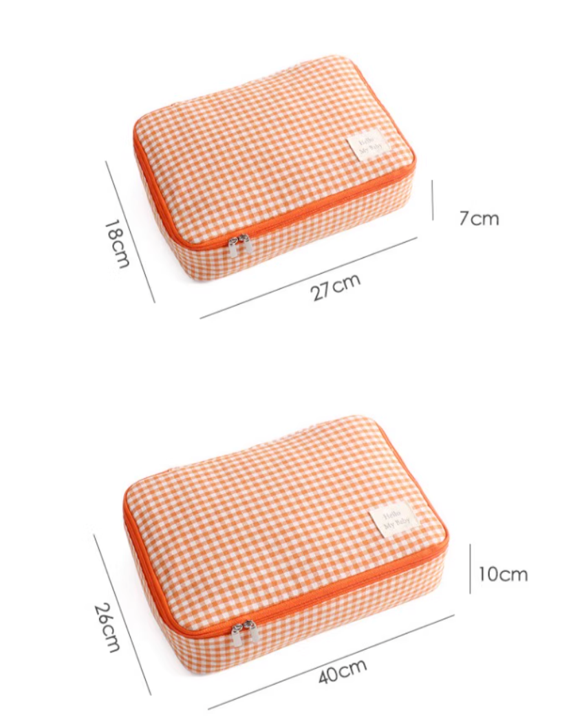 Checkered Travel Bag