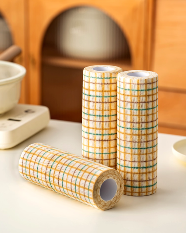 Only Cook Disposable Kitchen Cloth (Plaid)