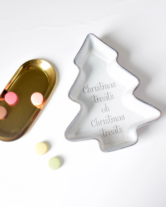 Christmas Tree Ceramic Tray